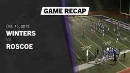 Recap: Winters  vs. Roscoe  2015