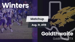Matchup: Winters vs. Goldthwaite  2018