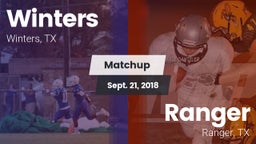 Matchup: Winters vs. Ranger  2018