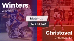 Matchup: Winters vs. Christoval  2018