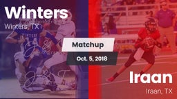 Matchup: Winters vs. Iraan  2018