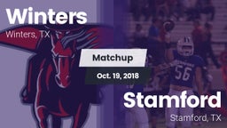 Matchup: Winters vs. Stamford  2018