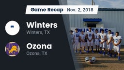 Recap: Winters  vs. Ozona  2018