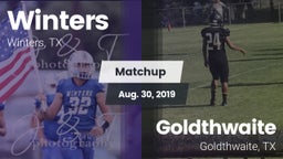 Matchup: Winters vs. Goldthwaite  2019