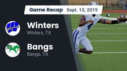 Recap: Winters  vs. Bangs  2019