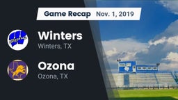 Recap: Winters  vs. Ozona  2019