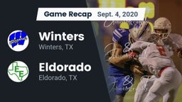 Recap: Winters  vs. Eldorado  2020