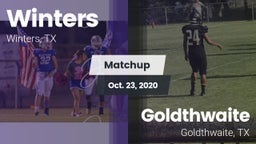 Matchup: Winters vs. Goldthwaite  2020