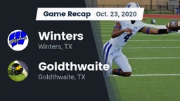 Recap: Winters  vs. Goldthwaite  2020