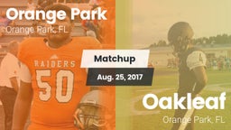 Matchup: Orange Park vs. Oakleaf  2017