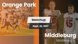 Matchup: Orange Park vs. Middleburg  2017