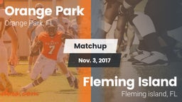 Matchup: Orange Park vs. Fleming Island 2017