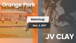 Matchup: Orange Park vs. JV CLAY 2017