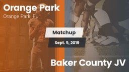 Matchup: Orange Park vs. Baker County JV 2019