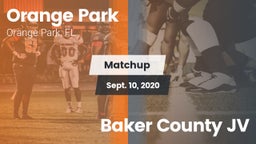 Matchup: Orange Park vs. Baker County JV 2020