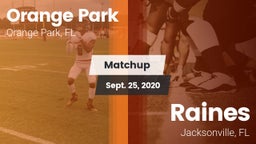 Matchup: Orange Park vs. Raines  2020