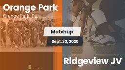 Matchup: Orange Park vs. Ridgeview JV 2020