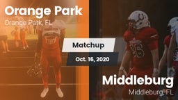 Matchup: Orange Park vs. Middleburg  2020