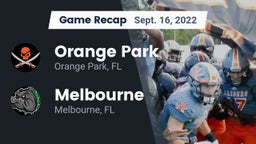 Recap: Orange Park  vs. Melbourne  2022