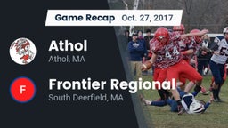 Recap: Athol  vs. Frontier Regional  2017