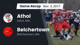Recap: Athol  vs. Belchertown  2017