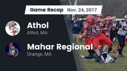 Recap: Athol  vs. Mahar Regional  2017