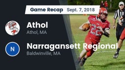 Recap: Athol  vs. Narragansett Regional  2018