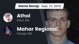 Recap: Athol  vs. Mahar Regional  2018
