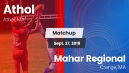 Matchup: Athol vs. Mahar Regional  2019