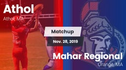 Matchup: Athol vs. Mahar Regional  2019