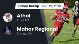 Recap: Athol  vs. Mahar Regional  2019