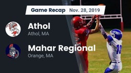 Recap: Athol  vs. Mahar Regional  2019