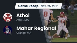 Recap: Athol  vs. Mahar Regional  2021