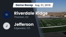 Recap: Riverdale Ridge vs. Jefferson  2018