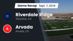 Recap: Riverdale Ridge vs. Arvada  2018