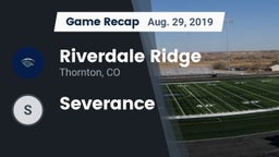 Recap: Riverdale Ridge vs. Severance 2019