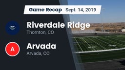 Recap: Riverdale Ridge vs. Arvada  2019