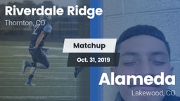 Matchup: Riverdale Ridge vs. Alameda  2019