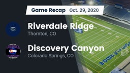 Recap: Riverdale Ridge vs. Discovery Canyon  2020