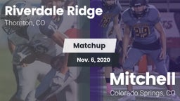 Matchup: Riverdale Ridge vs. Mitchell  2020