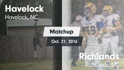 Matchup: Havelock vs. Richlands  2016