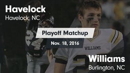 Matchup: Havelock vs. Williams  2016