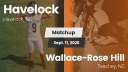 Matchup: Havelock vs. Wallace-Rose Hill  2020