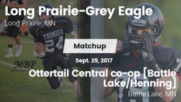 Matchup: Long Prairie-Grey Ea vs. Ottertail Central co-op [Battle Lake/Henning]  2017