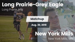 Matchup: Long Prairie-Grey Ea vs. New York Mills  2018