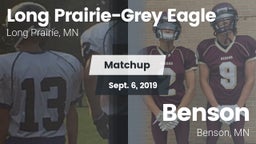 Matchup: Long Prairie-Grey Ea vs. Benson  2019