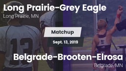 Matchup: Long Prairie-Grey Ea vs. Belgrade-Brooten-Elrosa  2019