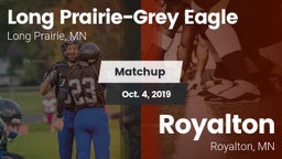Matchup: Long Prairie-Grey Ea vs. Royalton  2019