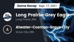 Recap: Long Prairie-Grey Eagle  vs. Atwater-Cosmos-Grove City  2021