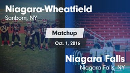 Matchup: Niagara-Wheatfield vs. Niagara Falls  2016